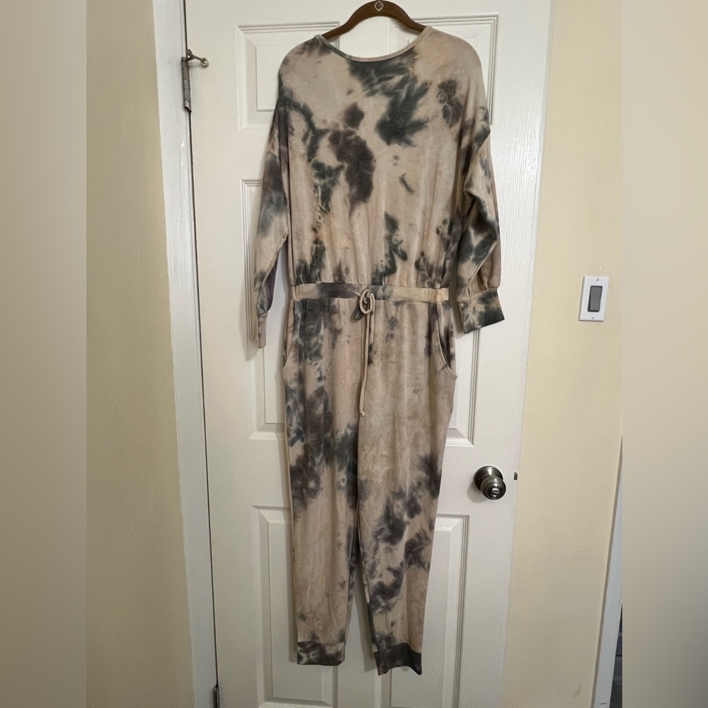 Ladies tie-dye jumpsuit
